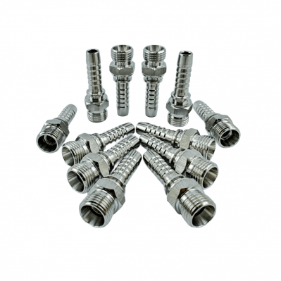 ذكر مترك ستانلس ستيل 16-06  كونيك (10mm)